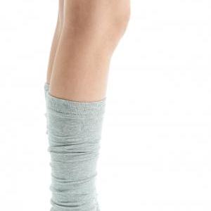 Gray Yoga Spats / Yoga Leg Warmers / Yoga Socks